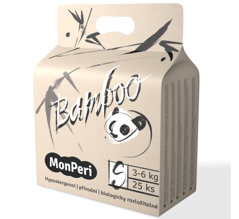 Eko plienky Bamboo MonPeri S